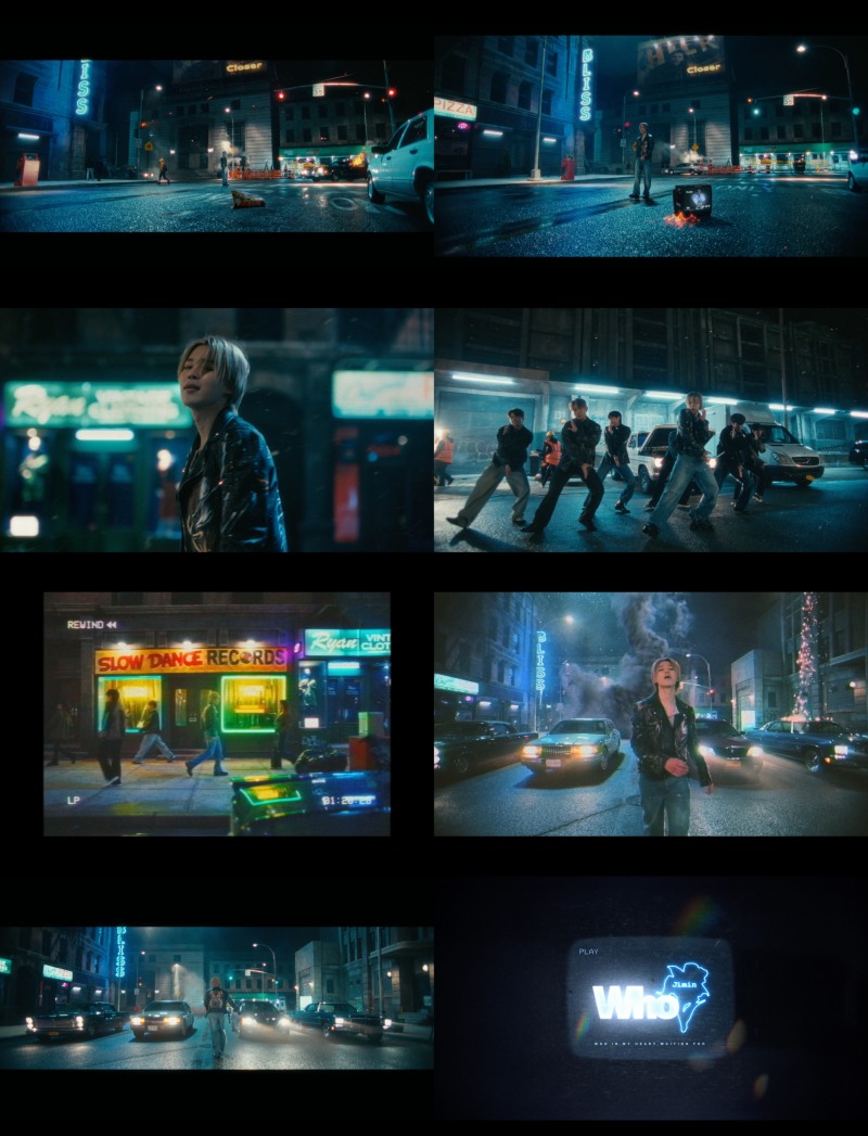 방탄소년단 지민, 타이틀곡 ‘Who’ 뮤직비디오 공개…거리를 무대로 만드는 완벽 퍼포먼스