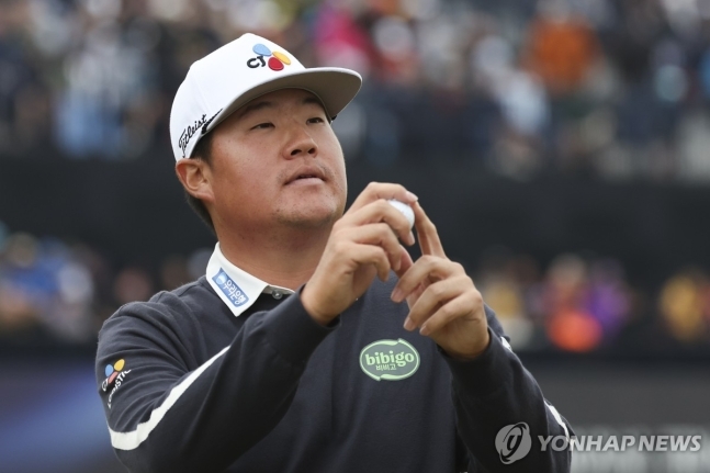 임성재의 4라운드 경기 모습