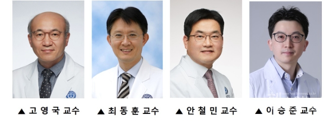 세브란스병원 심장내과 고영국, 최동훈, 안철민, 이승준 교수 연구팀