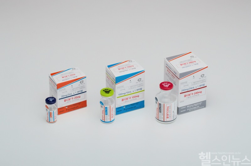 한국BMS제약과 한국오노약품공업의 항 PD-1 단일클론항체 옵디보(한국BMS제약 제공)