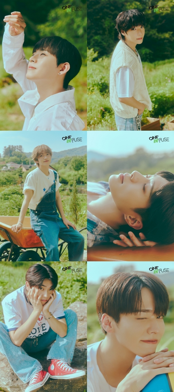 온앤오프, 인스트루멘탈 앨범 ‘INFUSE’ 첫 번째 콘셉트 포토 공개…눈부신 청량美