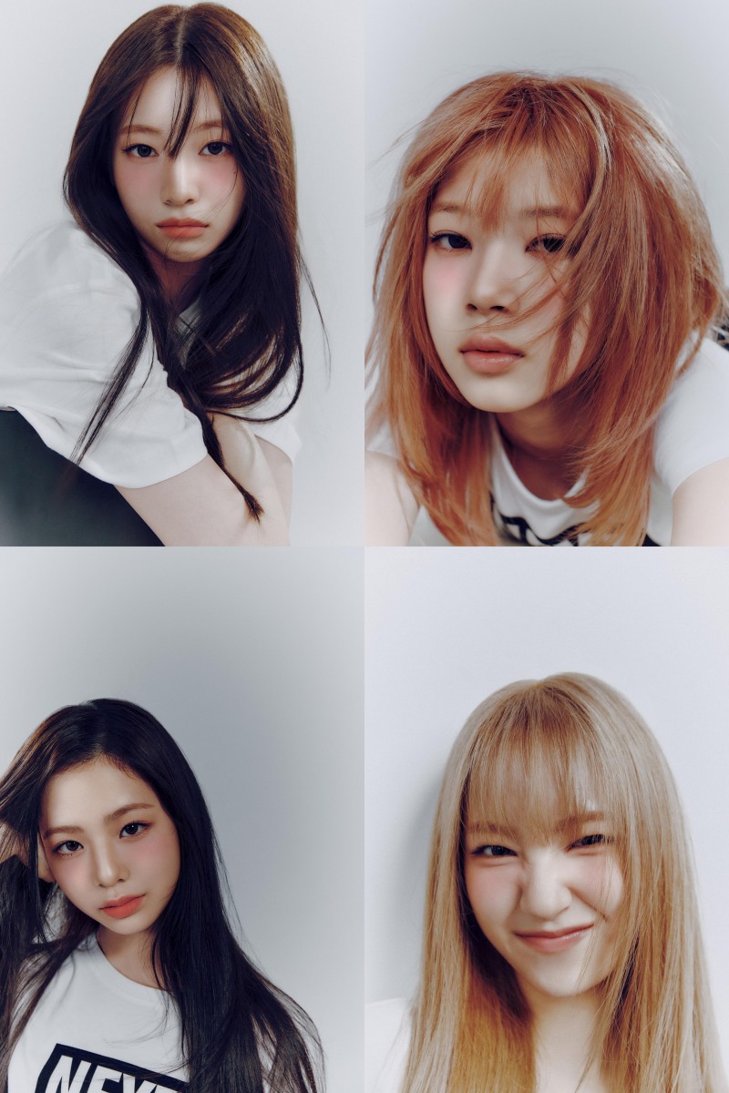 유니스, 'CURIOUS' 새 버전 콘셉트 포토 오픈… 단체복 스타일링도 완벽 소화