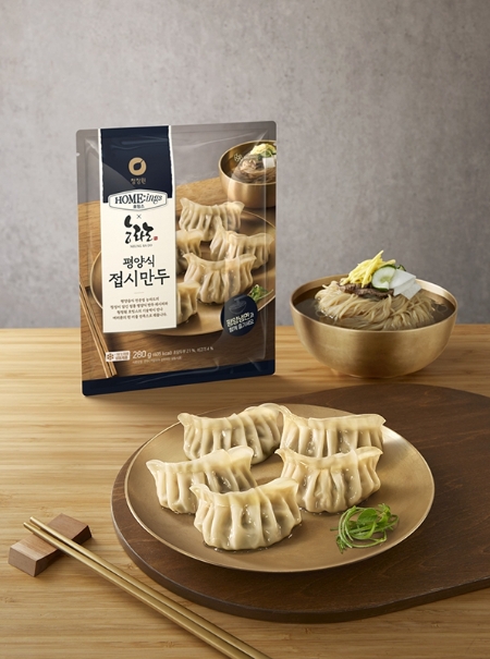 청정원 ‘호밍스X능라도, 평양식 접시만두’ 출시