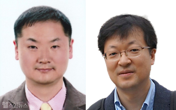 (왼쪽부터) 한국원자력의학원 방사선의학연구소 김진수 박사, 서울대 의과대학 이비인후과학교실 박민현 교수