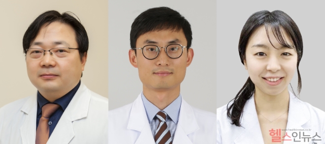 (왼쪽부터) 서울아산병원 심장혈관흉부외과 김용희-호흡기내과 지원준-병리과 안보경 교수