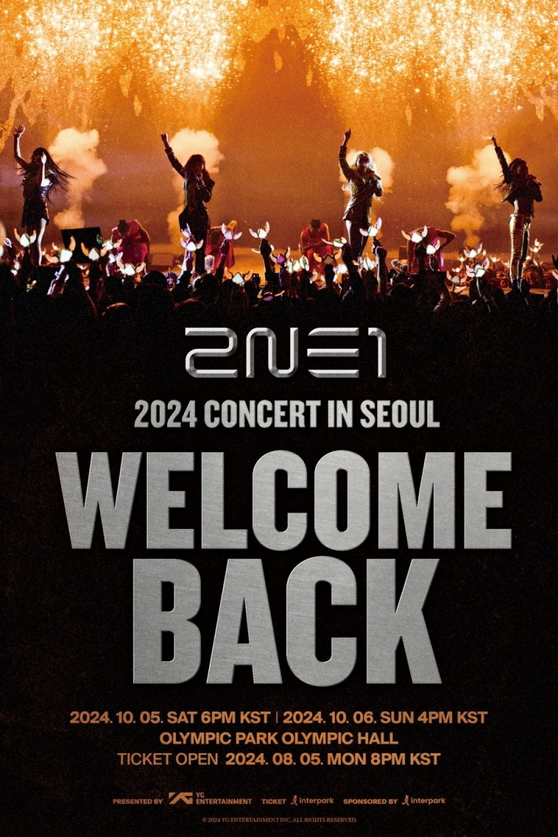 2NE1, 10월 데뷔 15주년 기념 단독 콘서트 개최…레전드 걸그룹의 화려한 귀환