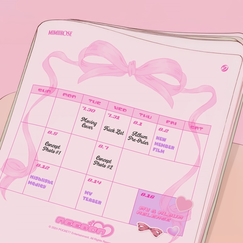 미미로즈, 세 번째 싱글 컴백 스케줄러 공개…다채로운 콘텐츠 예고