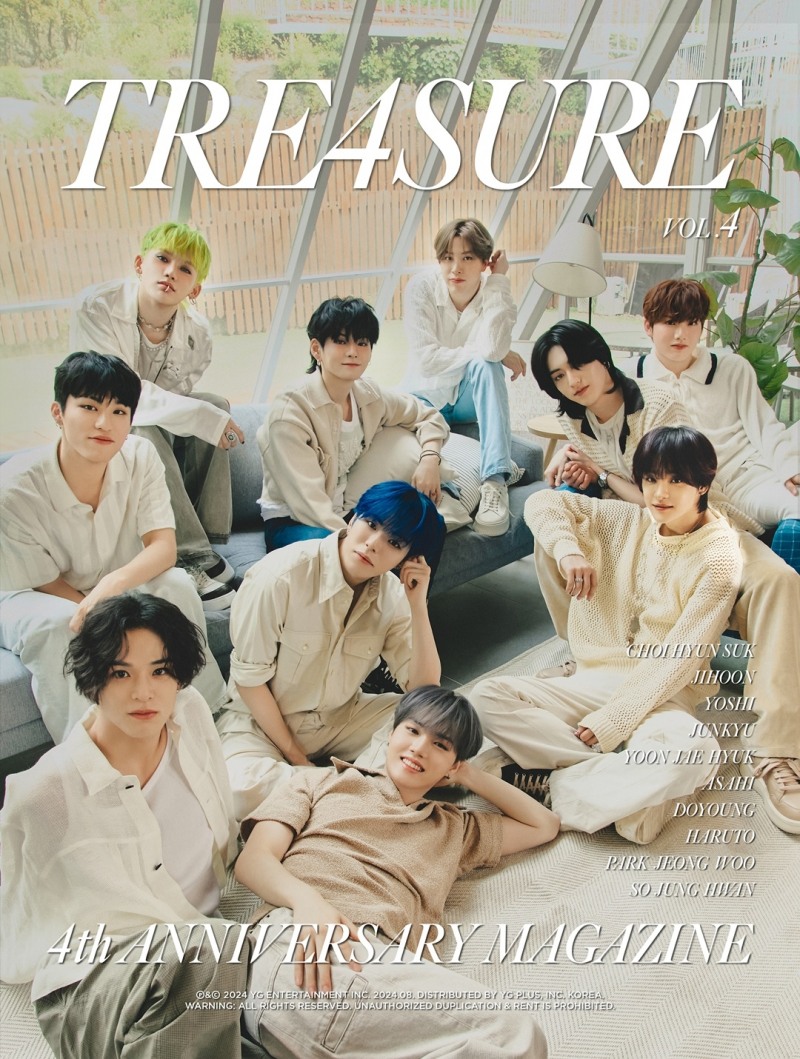 트레저, 데뷔 4주년 기념 매거진 예약 판매 시작 ‘소장가치 UP’