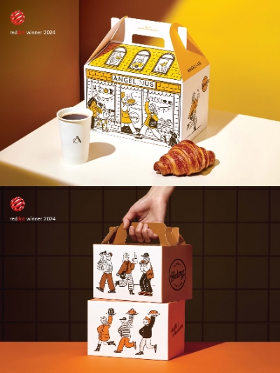 엔제리너스 베이커리 패키지 디자인 / 사진=롯데GRS 제공