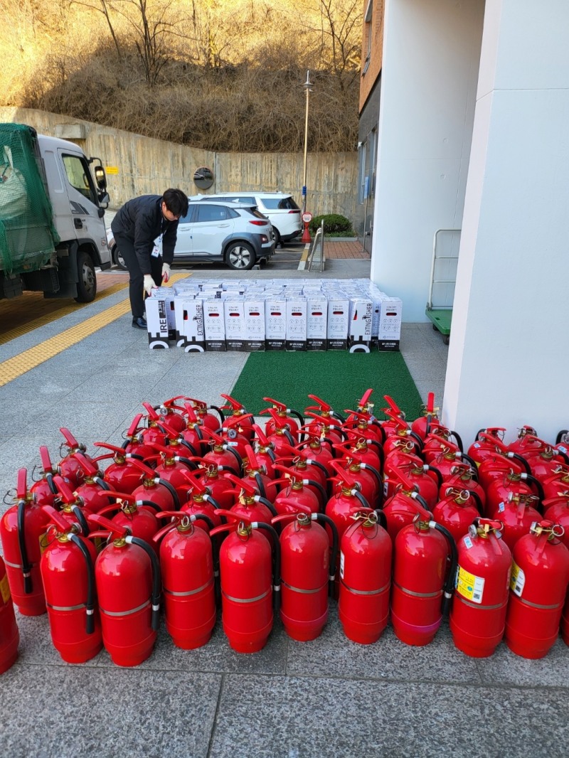 한국척수장애인협회 ESG사업소, 폐소화기 누적 수거량 50만 개 돌파