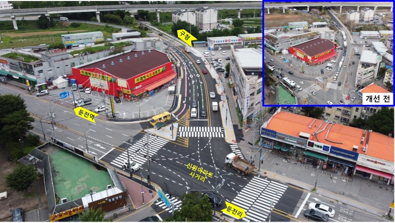 용인특례시 처인구, 포곡읍 신원아파트사거리 교통체계 개선