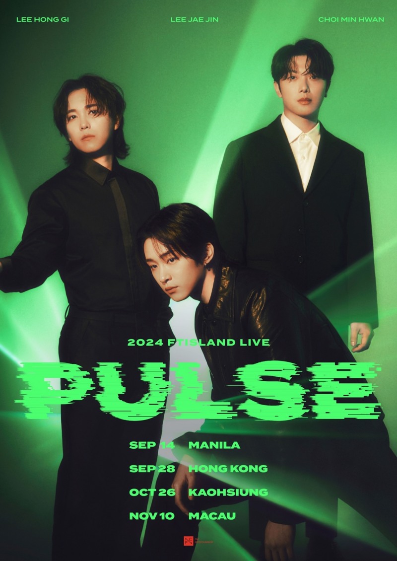 FT아일랜드, 9월부터 4개 지역 아시아 투어 ‘PULSE’ 개최…K팝 대표 밴드 면모 선사 예고