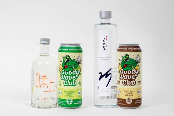 구디웨이브클럽 전통주하이볼 2종 이미지 / 사진=농심 제공