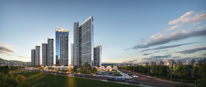 도마변동 6-1구역 재개발 투시도 / 사진=SK에코플랜트 제공