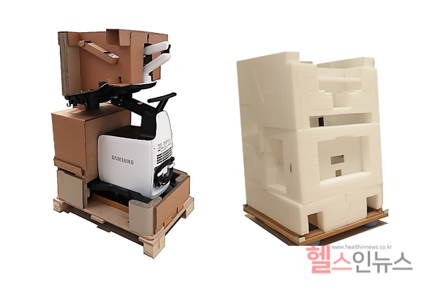 삼성메디슨 재활용 종이 포장재 활용