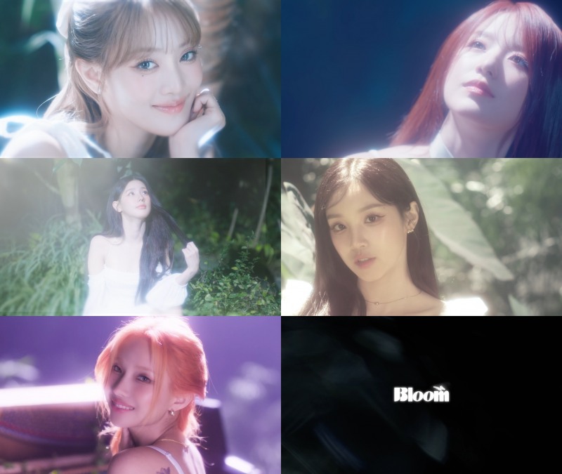 (여자)아이들, 'Bloom' 스페셜 클립 깜짝 공개…숲속 요정 비주얼