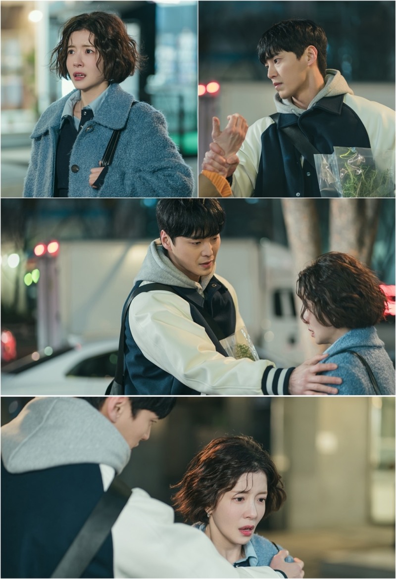 ‘DNA 러버’ 황당함에 눈물 글썽 정인선 VS 팔목 막아선 무적 소방관 이태환, 기사도 방패막이 변신 현장