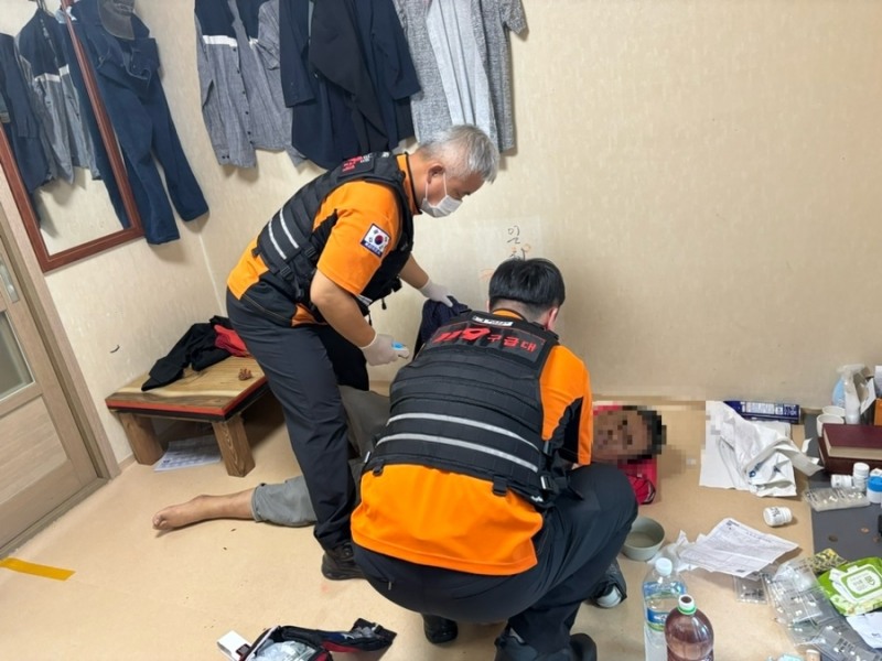 간경화 응급환자 (사진제공 = 순천시)