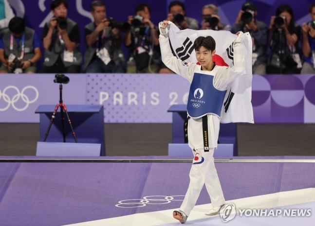 박태준, 16년만의 태권도 금 수확
