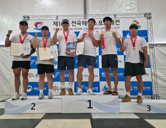 여수시청 요트팀, 제16회 전국해양스포츠체전 메달 싹쓸이