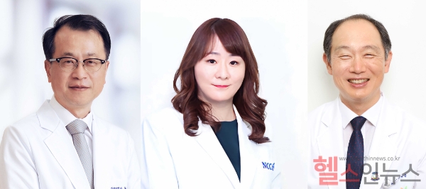 (사진 왼쪽부터) 서울대병원 윤영호 교수, 국립암센터 강은교 교수, 경상대병원 강정훈 교수
