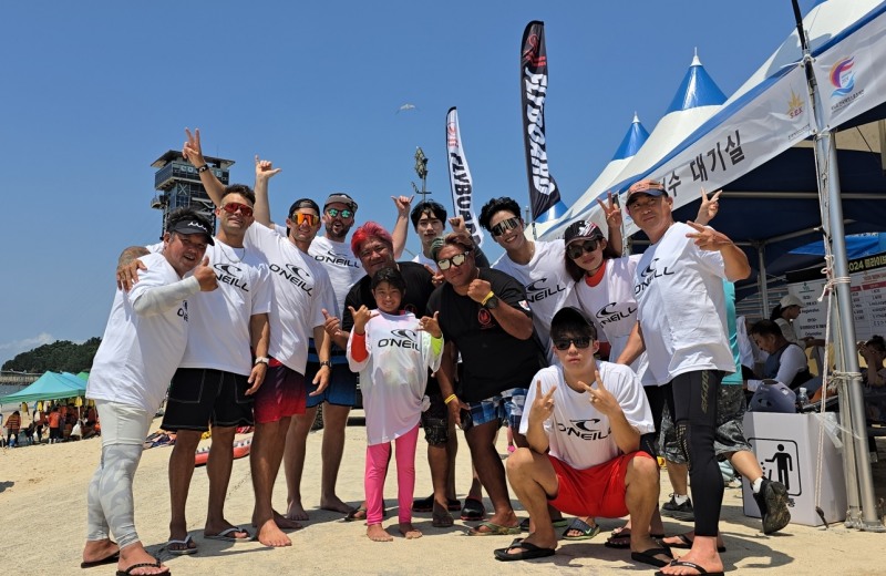 오닐, 플라이보드 대회 공식 후원