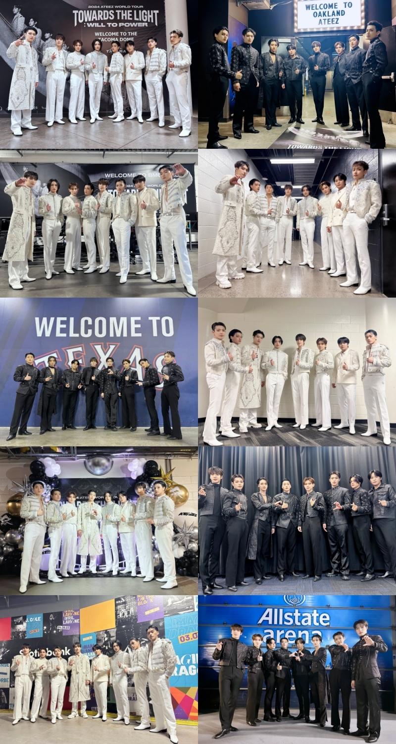 에이티즈, 2024 북미 투어 성료…10개 도시 13회 공연→약 20만 관객 동원