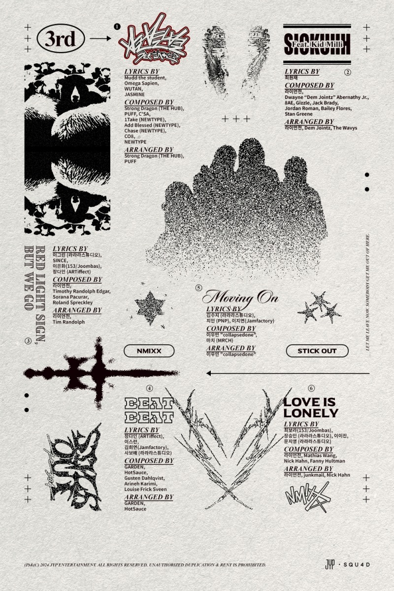 NMIXX, 미니 3집 트랙리스트 공개…타이틀곡은 '별별별 (See that?)'