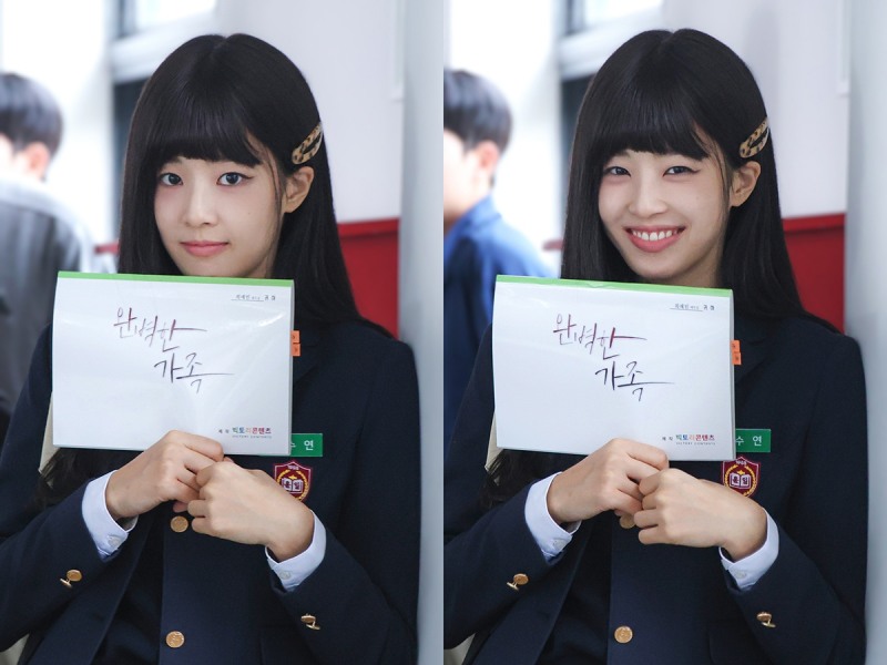 ‘완벽한 가족’ 최예빈, ‘청순한 비주얼+환한 미소+풋풋한 교복 스타일링’ 밝은 모습으로 본방 사수 독려