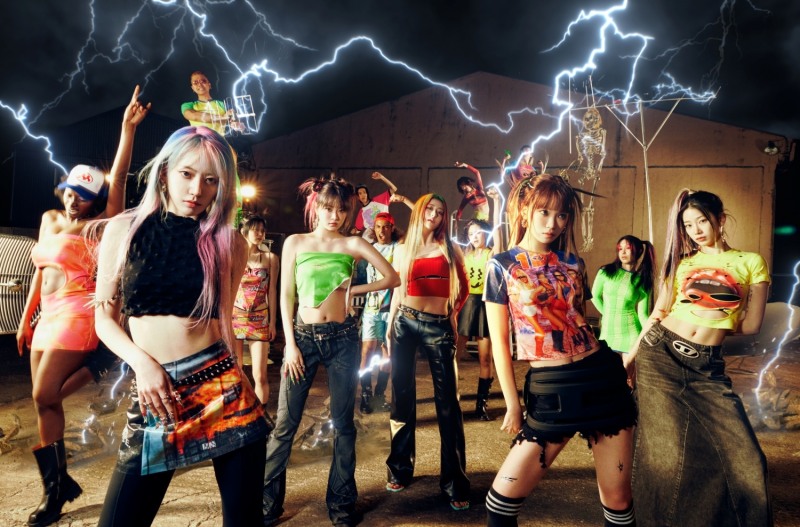 ‘비주얼 쇼크’ 르세라핌, 신보 ‘CRAZY’ 첫 번째 콘셉트 사진 공개