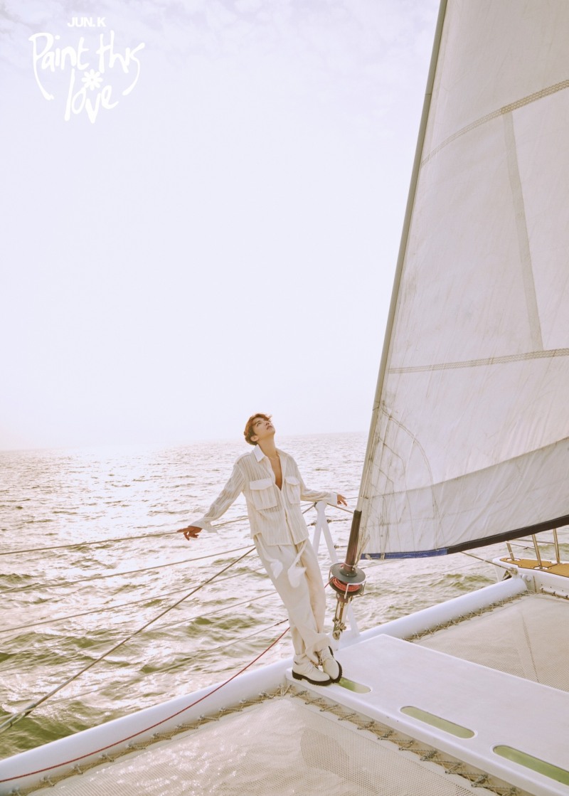 JUN. K, 새 디지털 싱글 'Paint this love' 콘셉트 티저 공개…드넓은 바다 위 감성적 매력