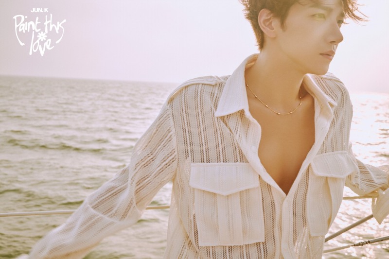 JUN. K, 새 디지털 싱글 'Paint this love' 콘셉트 티저 공개…드넓은 바다 위 감성적 매력