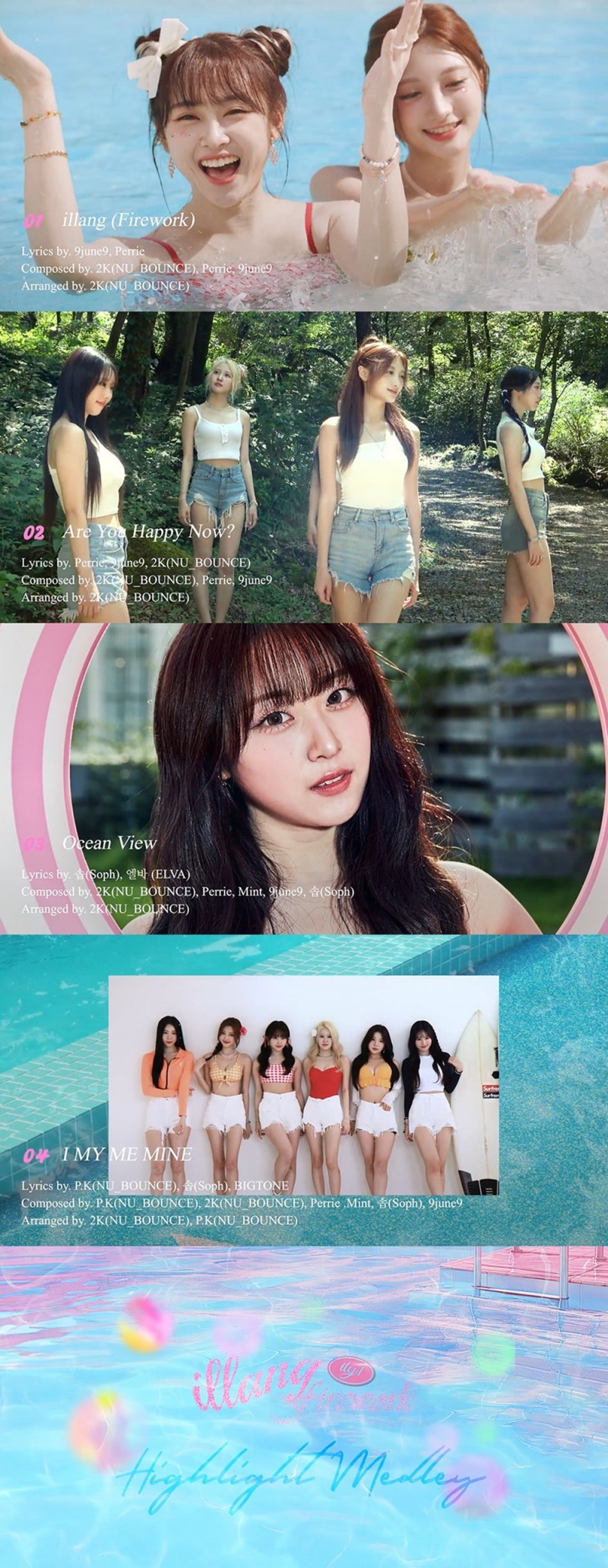 아일리원, ‘일랑 : 파이어워크’ 하이라이트 메들리 공개…다채롭고 싱그러운 매력의 트랙 예고