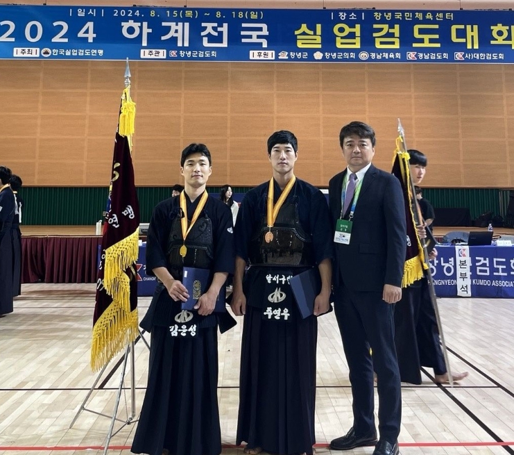 달서구청 검도부 2024 하계 실업검도대회 5단부 개인전 우승