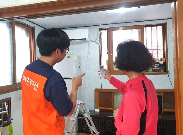 지파운데이션 위기노인 여름나기 지원사업 (이미지제공=지파운데이션)