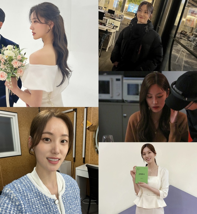 한재이, 촬영장에서도 빛나는 우아함…'굿파트너' 비하인드 컷 공개
