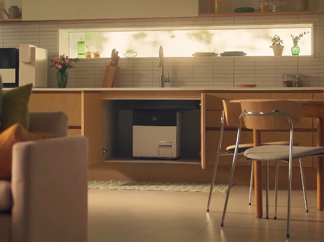 LG전자가 출시 예정으로 개발 중인 음식물처리기 설치 예시. / 사진=LG전자 제공