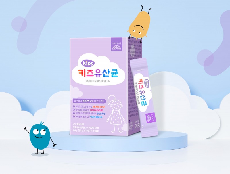 고려은단, 어린이 장 건강에 맞춘 유산균… ‘키즈 유산균 프로바이오틱스 분말스틱’ 출시