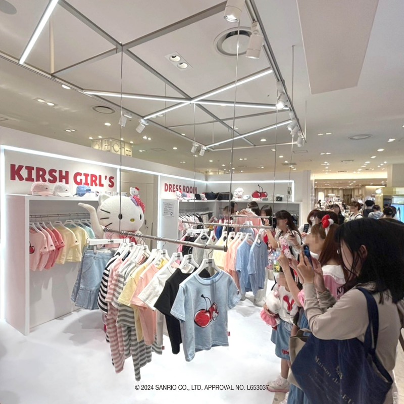 하이라이트브랜즈, 키르시 일본 오사카서 ‘헬로키티’ 콜라보 팝업스토어 성료