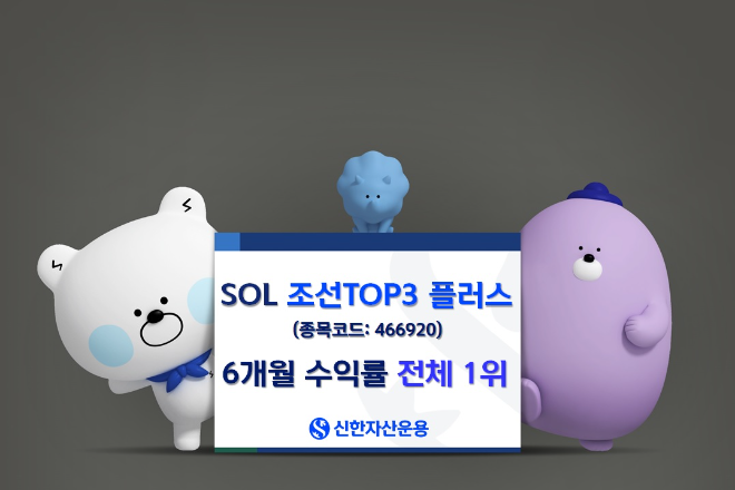 ‘SOL 조선 TOP3 플러스’ 6개월 수익률 57.31%…ETF 전체 1위