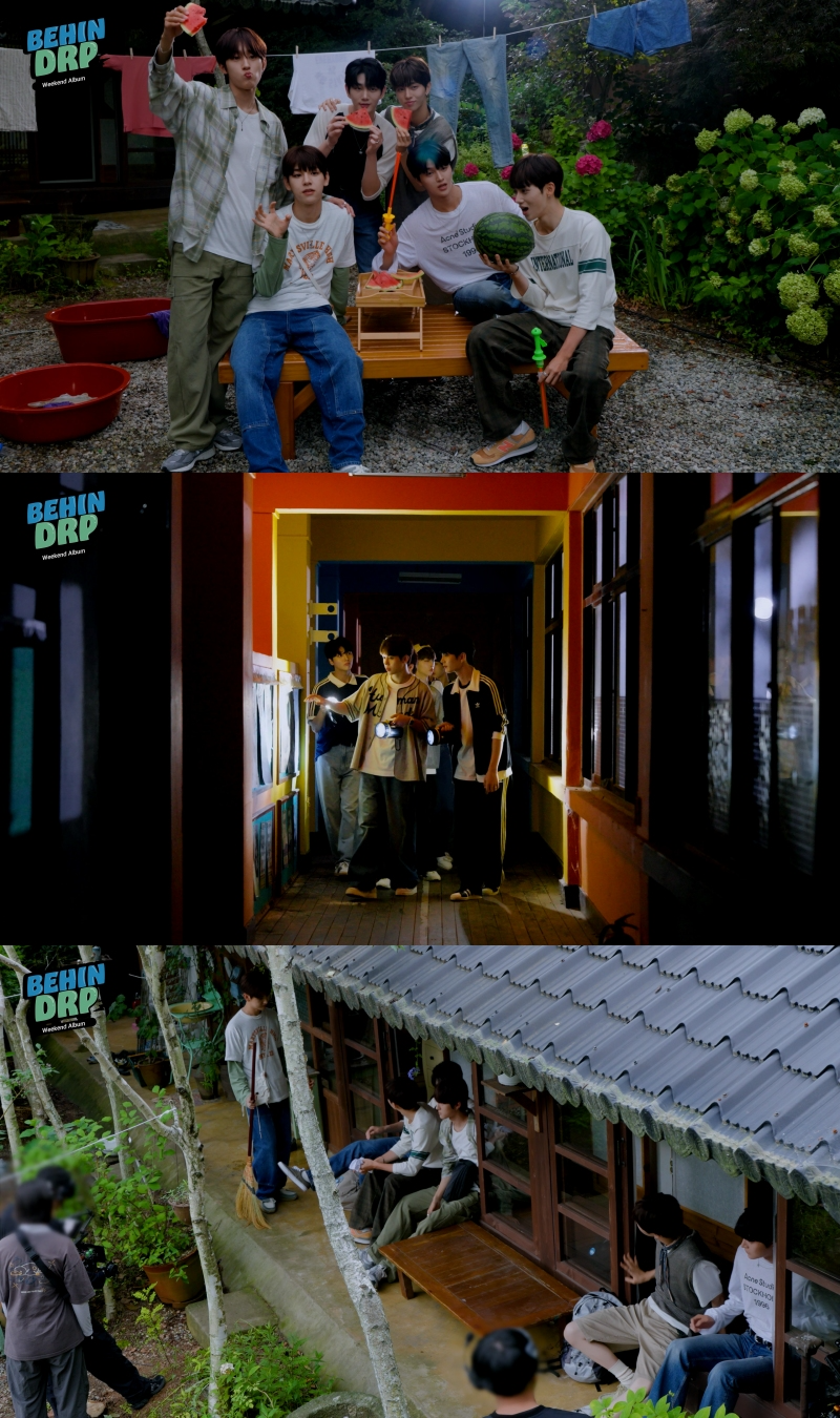 드리핀, ‘위켄드’ 비하인드 필름 공개…장난기 가득 ‘잔망+소년美’ 글로벌 팬심 저격