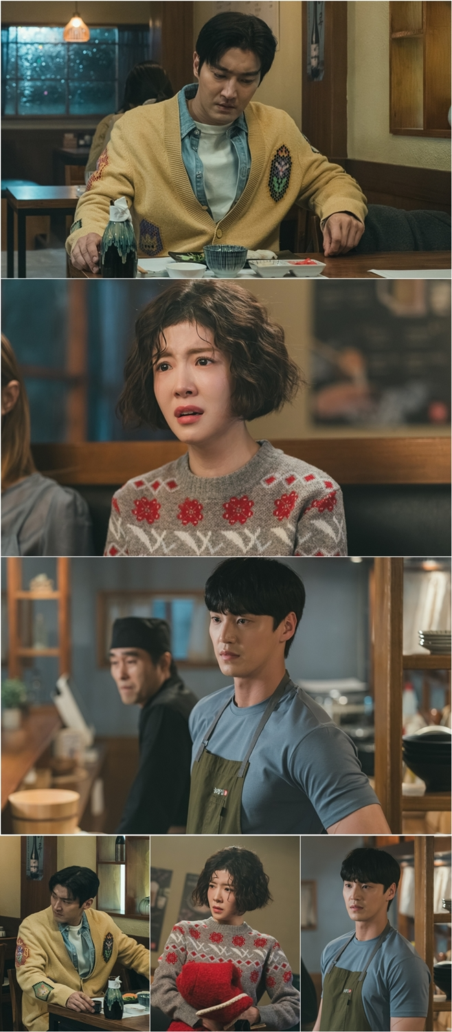 ‘DNA 러버’ 최시원-정인선-이태환, 불안한 3자 대면 현장 포착