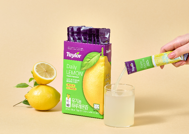 테일러팜스, 유기농 하루레몬즙 선보여