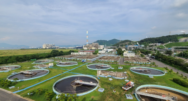 AI 솔루션 적용한 SK에코플랜트 수처리시설 전경 / 사진=SK에코플랜트 제공