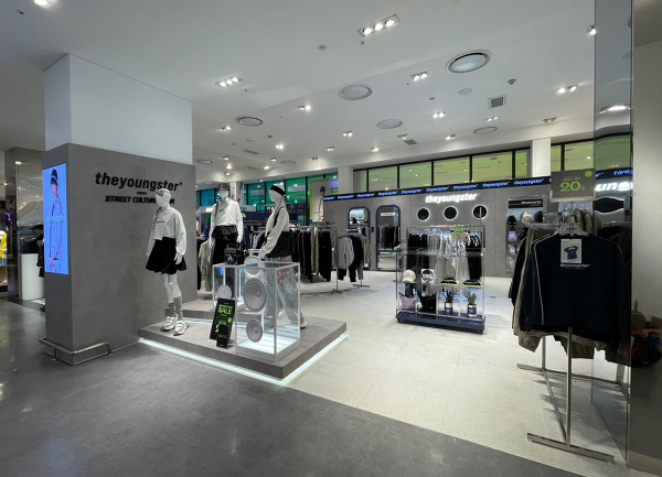 에이션패션 더영스터, 신세계 광주 정식매장 오픈