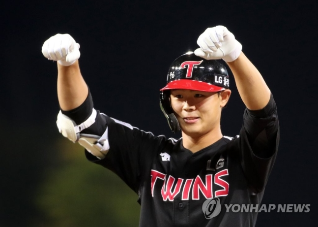 경기 첫 안타 이영빈 '시동 걸었어'