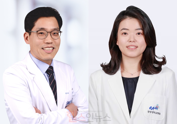 사진 왼쪽부터 서울대병원 이식혈관외과 민상일 교수, 중앙대병원 이식혈관외과 조은아 교수 (서울대병원 제공)