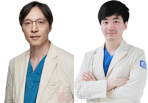 왼쪽부터 가톨릭대학교 서울성모병원 비뇨의학과 조혁진, 신동호 교수