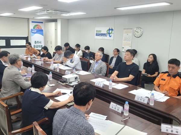 충주시, 건국대충주병원 응급실 운영 중단위기 긴급대책 회의 개최