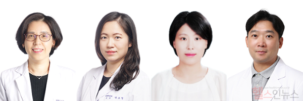 왼쪽부터) 고대안산병원 내분비내과 김난희, 박소영 교수, 의생명연구센터 김민희, 김재영 교수 (고대안산병원 제공)